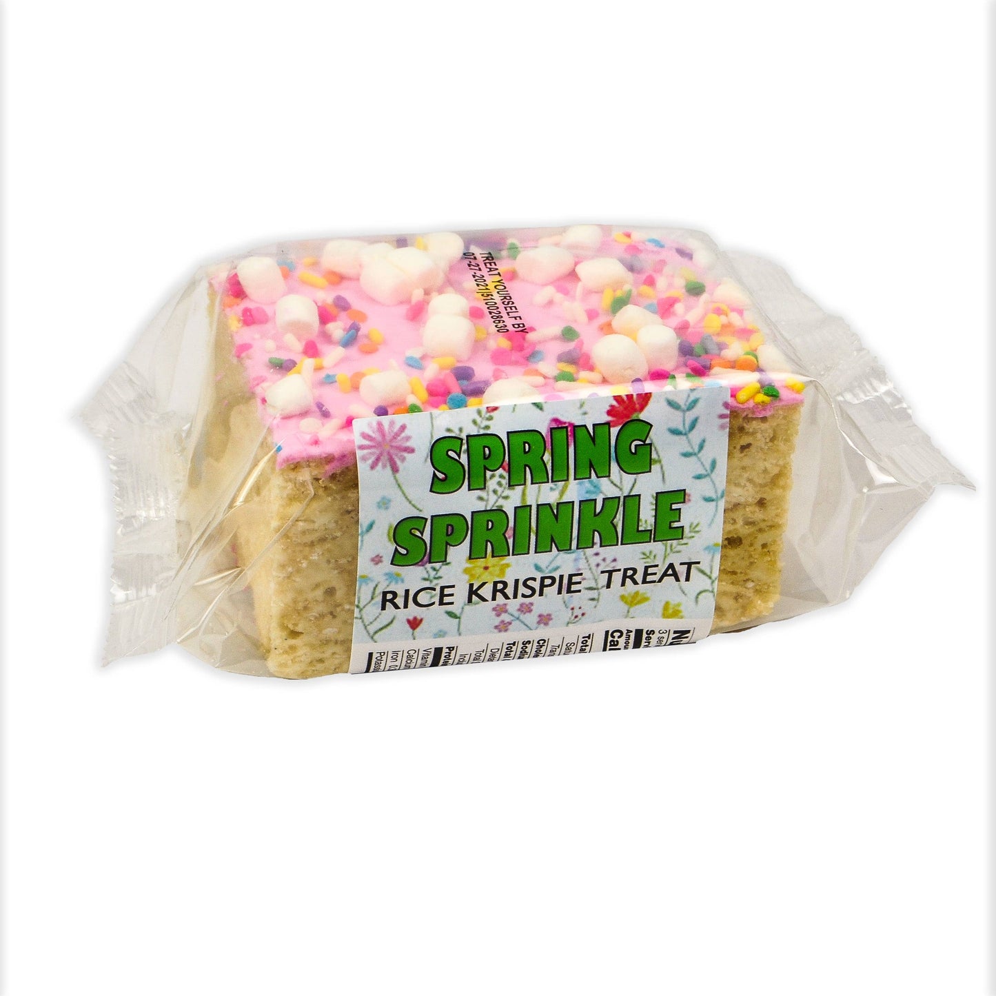 Jumbo Spring Sprinkle Rice Krispie Treat