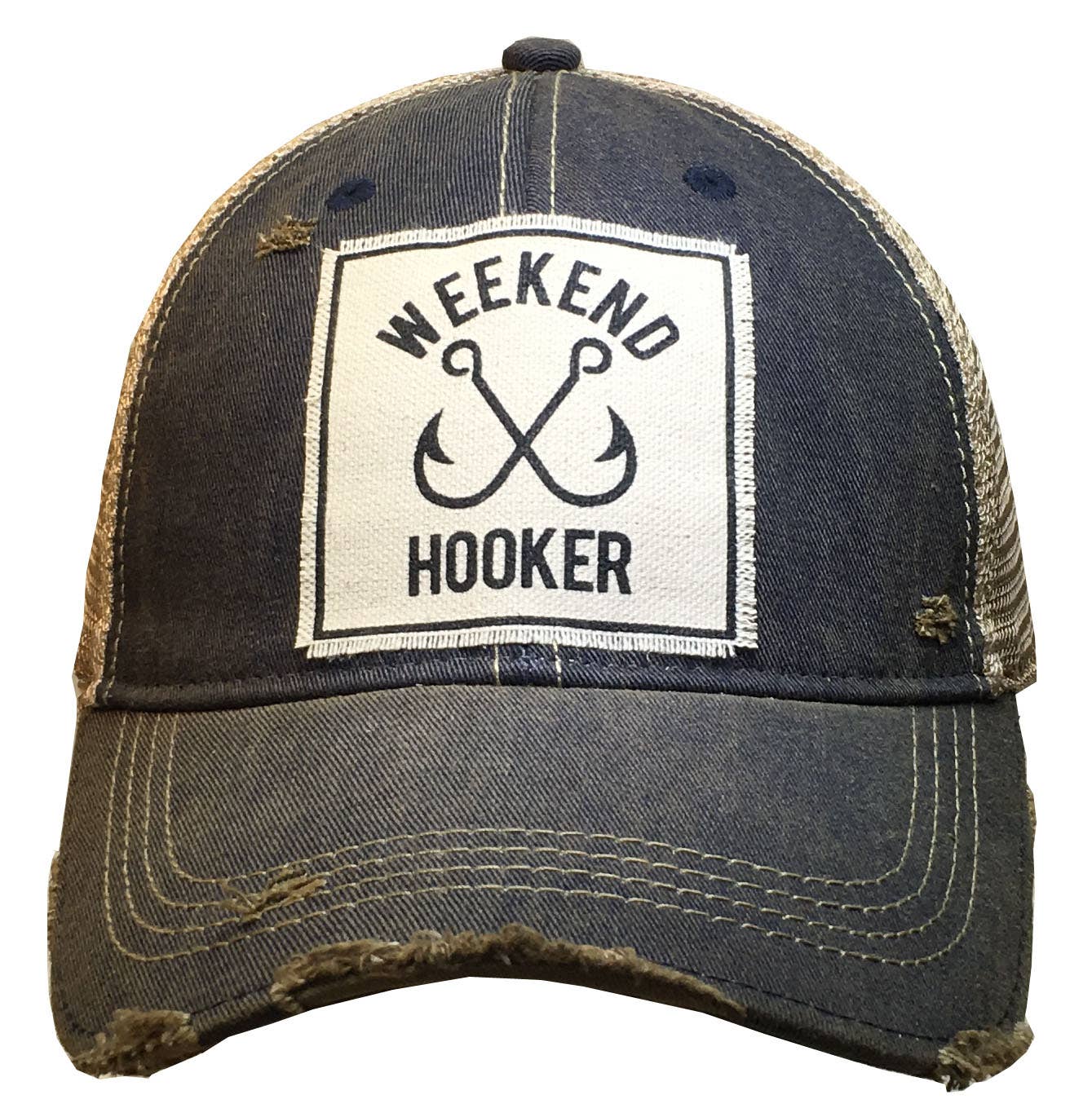 Weekend Hooker Distressed Trucker Cap