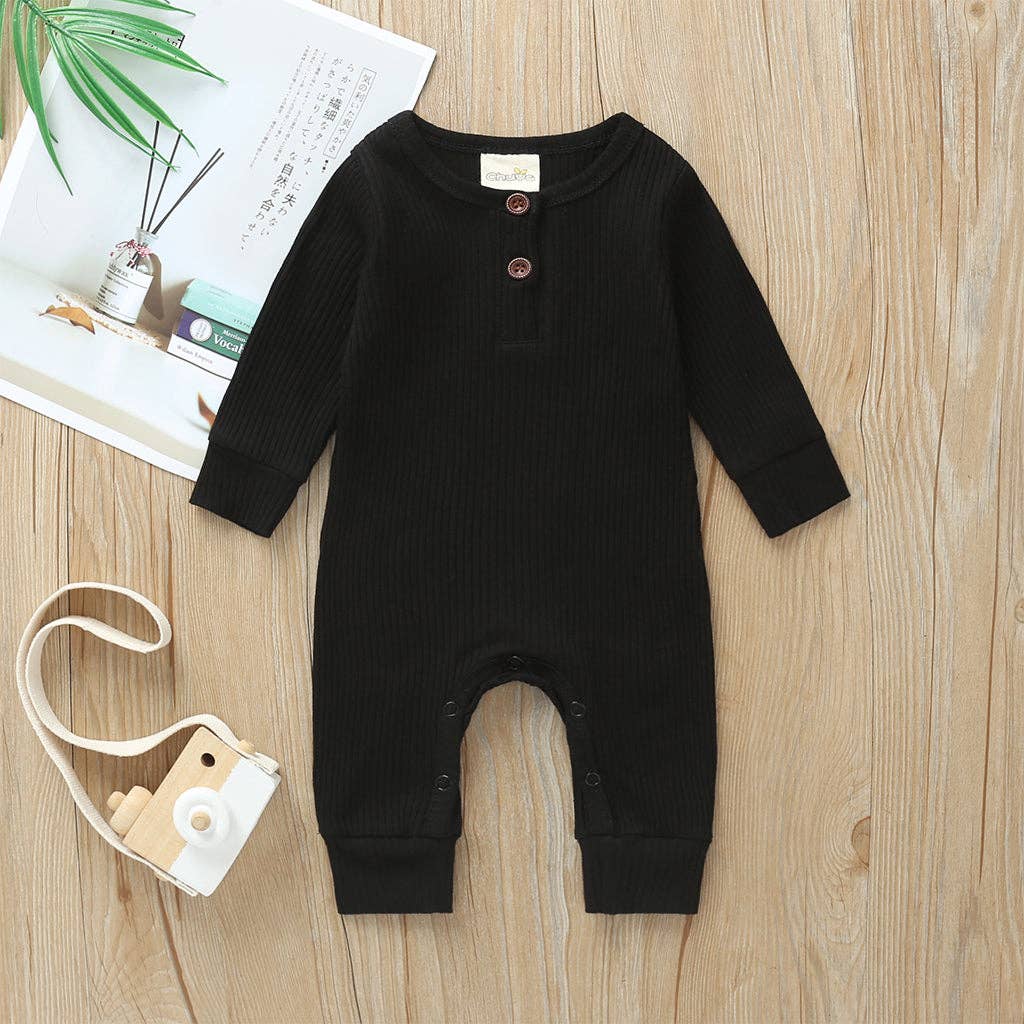 Baby Boy / Girl Cotton Knitted Style  Cardigan Jumpsuit: 3-6 Months / Green